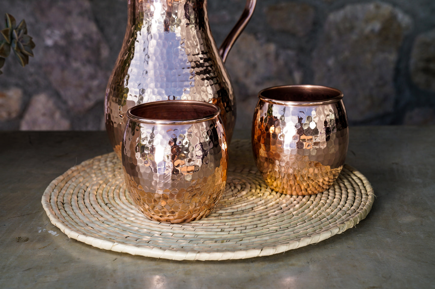 Juego de Tarros Tumbler en Cobre Cobre Santa Clara