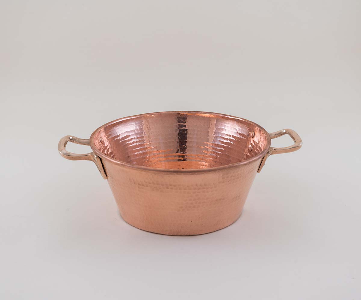 Cazo en Cobre con Asas de Bronce Mi tienda