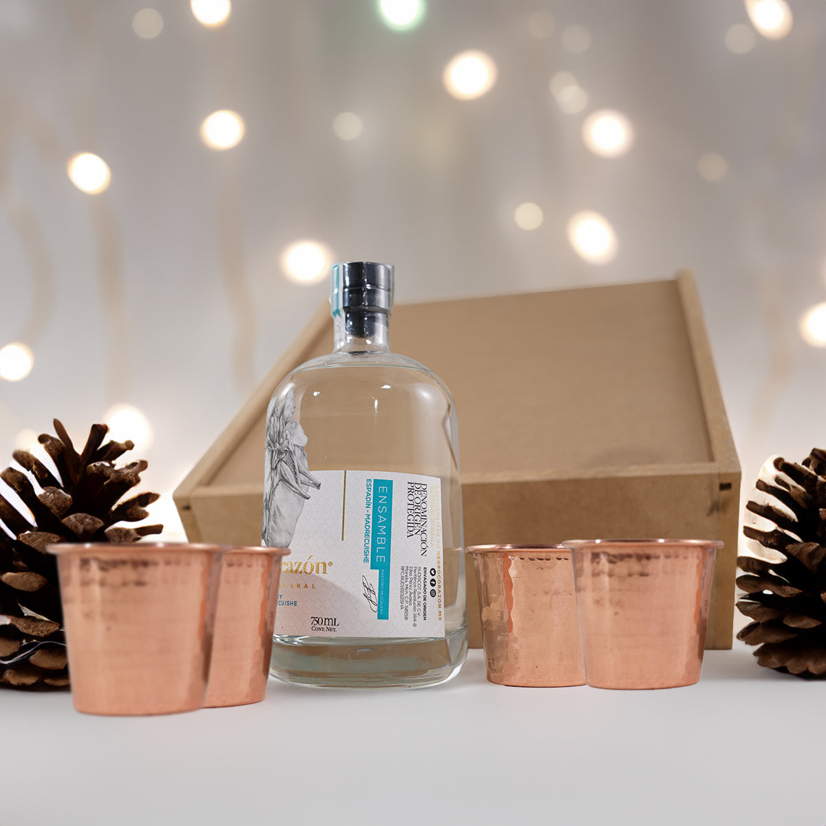 KIT 11 MEZCALEROS Cobre Santa Clara