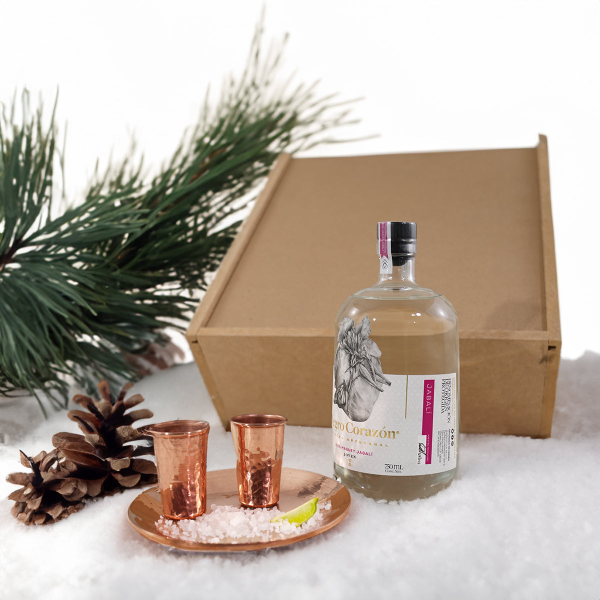 KIT 8 TEQUILEROS PLATO ESPAÑA Cobre Santa Clara