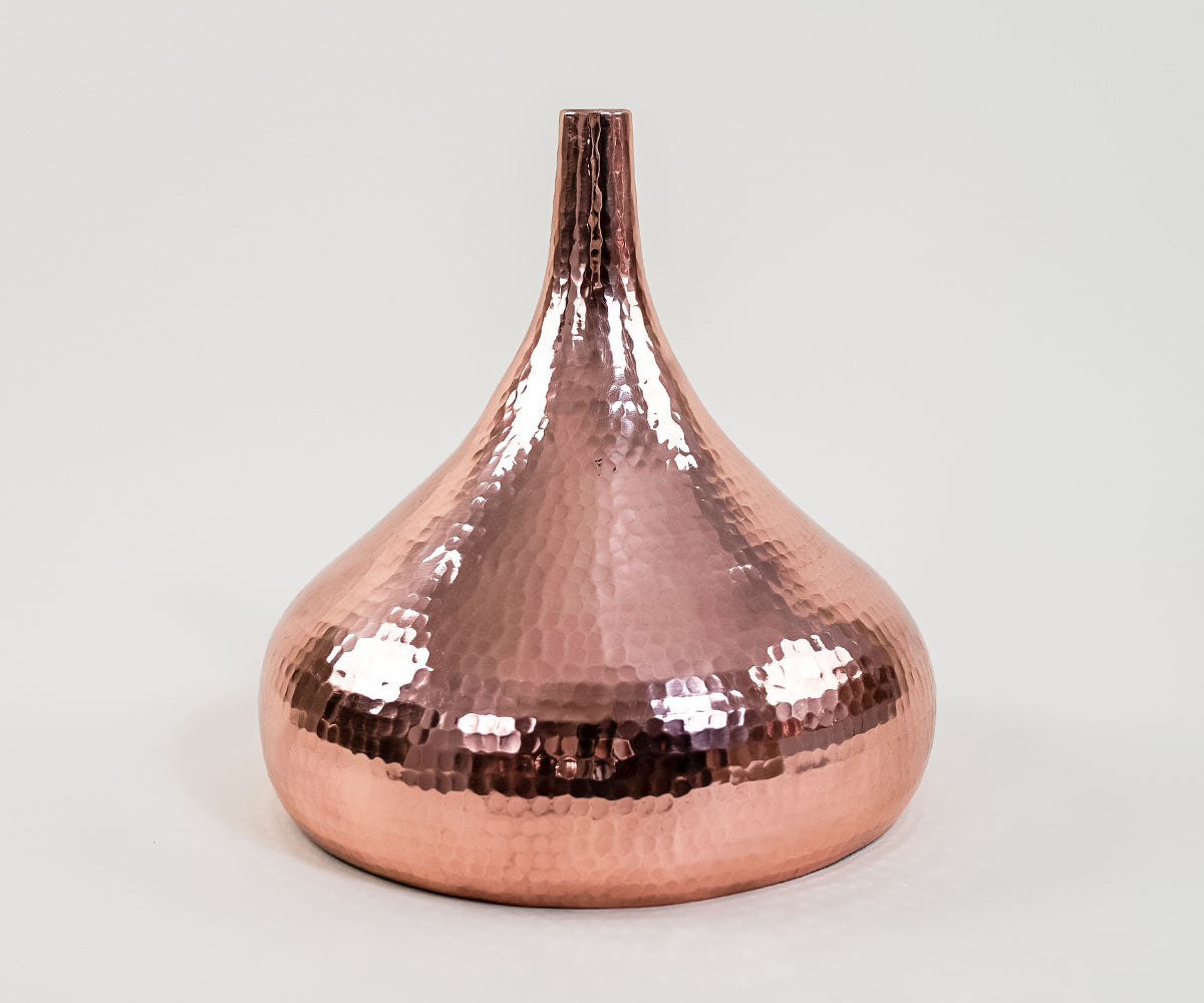 Lámpara en cobre diseño Dubai redondo Cobre Santa Clara