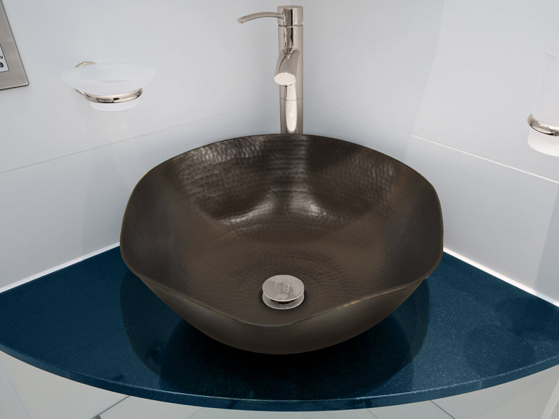 Lavabo Vessel de Cobre Hexagonal
