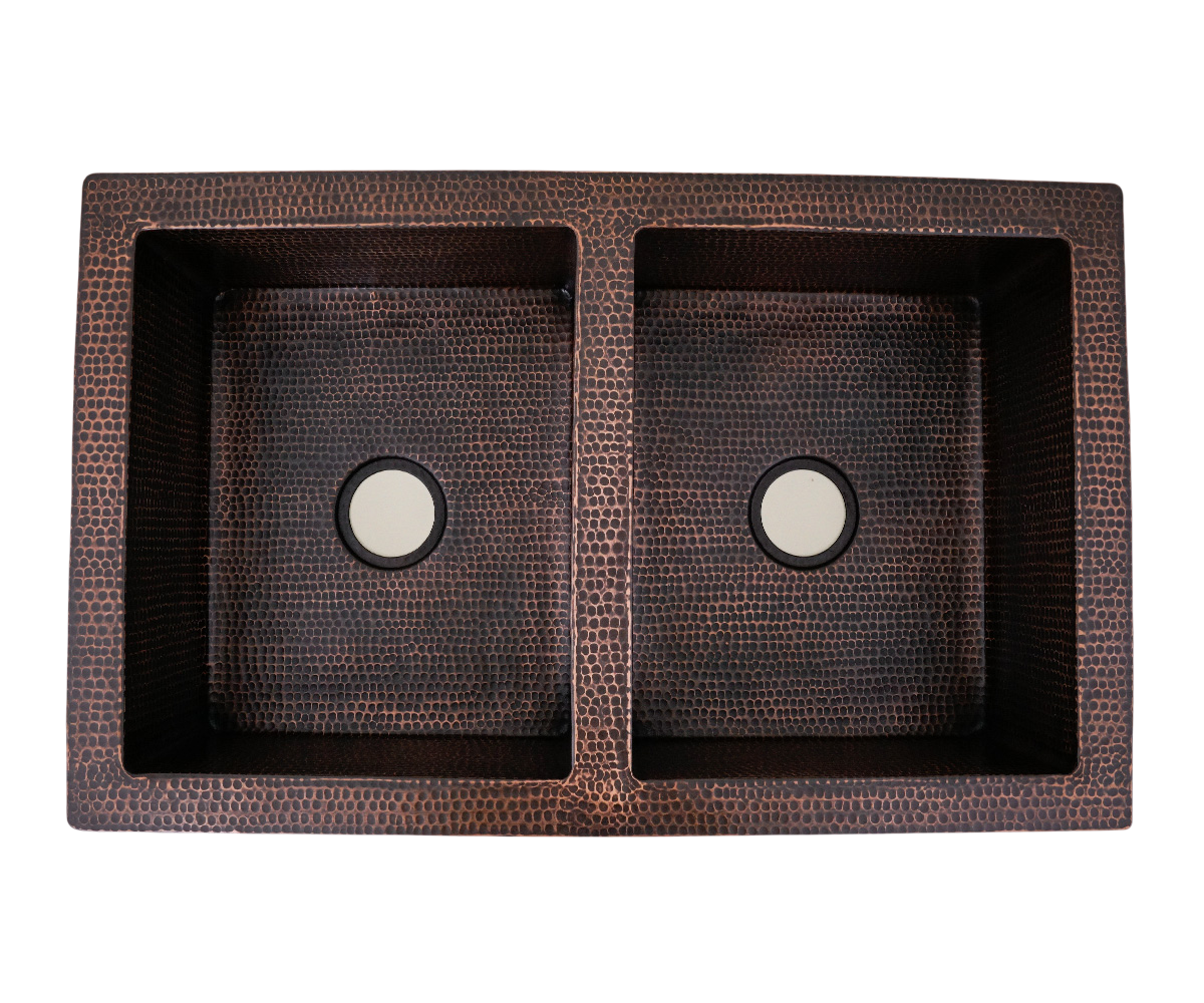 Tarja de Cocina Farmhouse 50/50 en Cobre Mi tienda