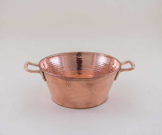 Cazo en Cobre con Asas de Bronce Mi tienda