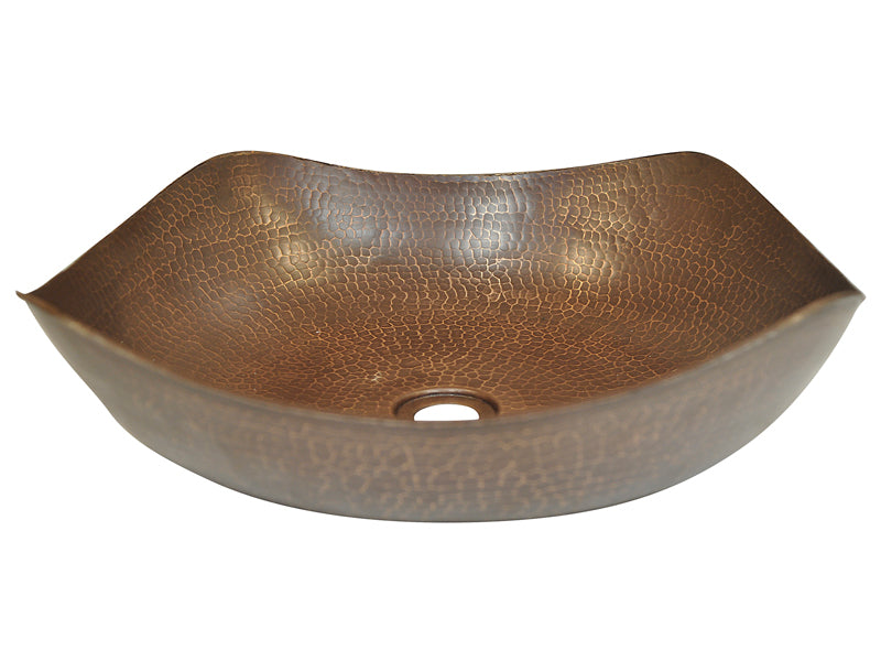 Lavabo Vessel en Cobre Diseño 4 Picos Mi tienda