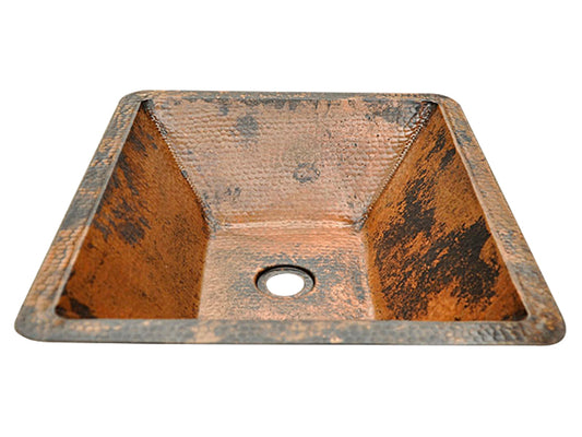 Lavabo Especial Rectangular en Cobre Cobre Santa Clara