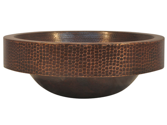 Lavabo Especial Redondo en Cobre con Faldón Mi tienda