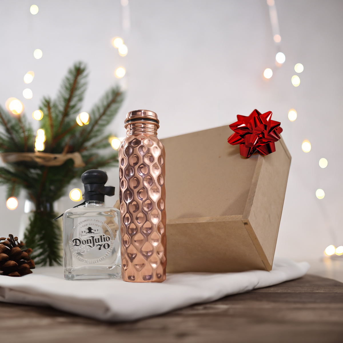 KIT 7 COPPER BOTTLE Cobre Santa Clara