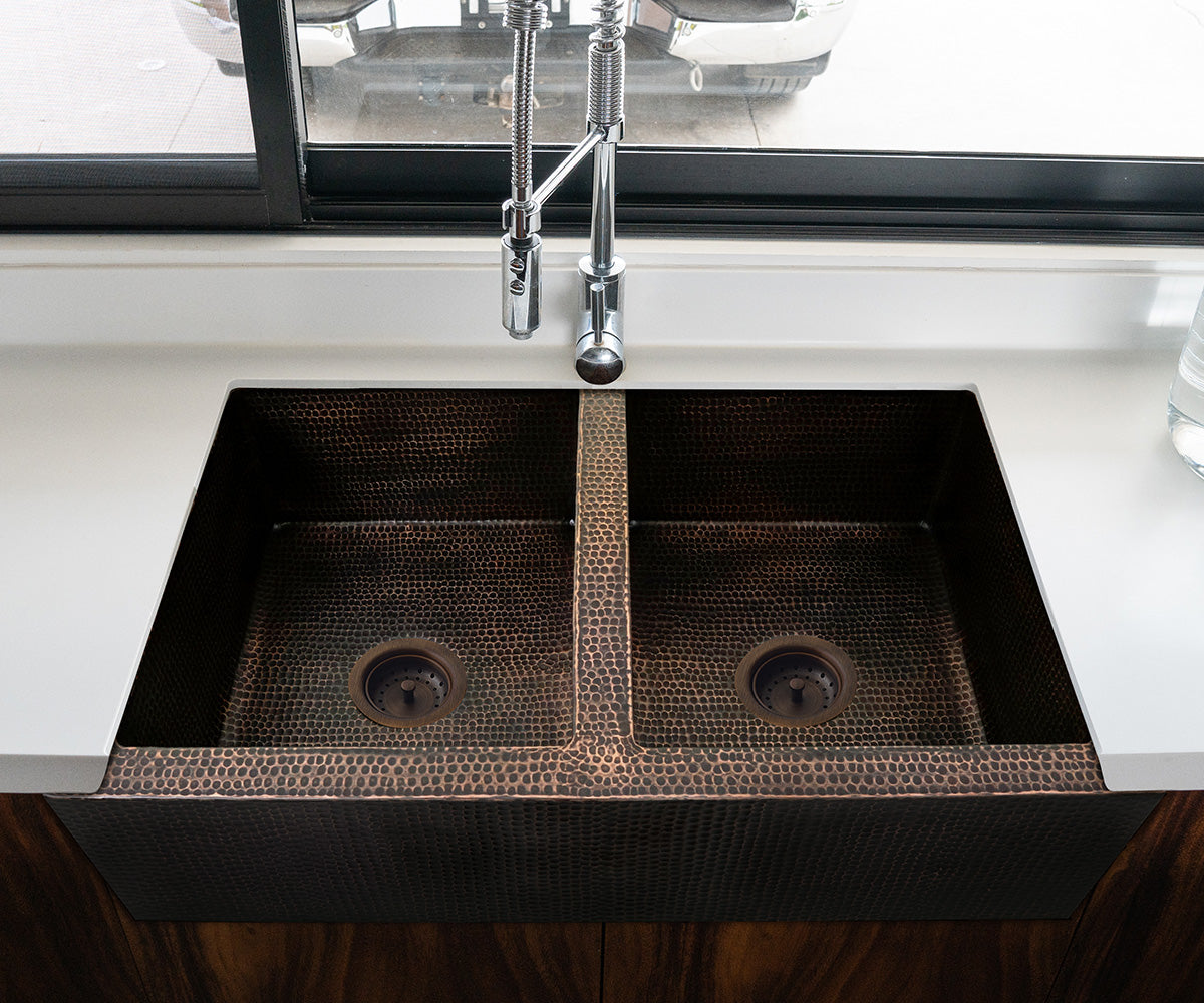 Tarja de Cocina Farmhouse 50/50 en Cobre Mi tienda